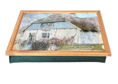 Laptray met eigen foto als relatiegeschenk